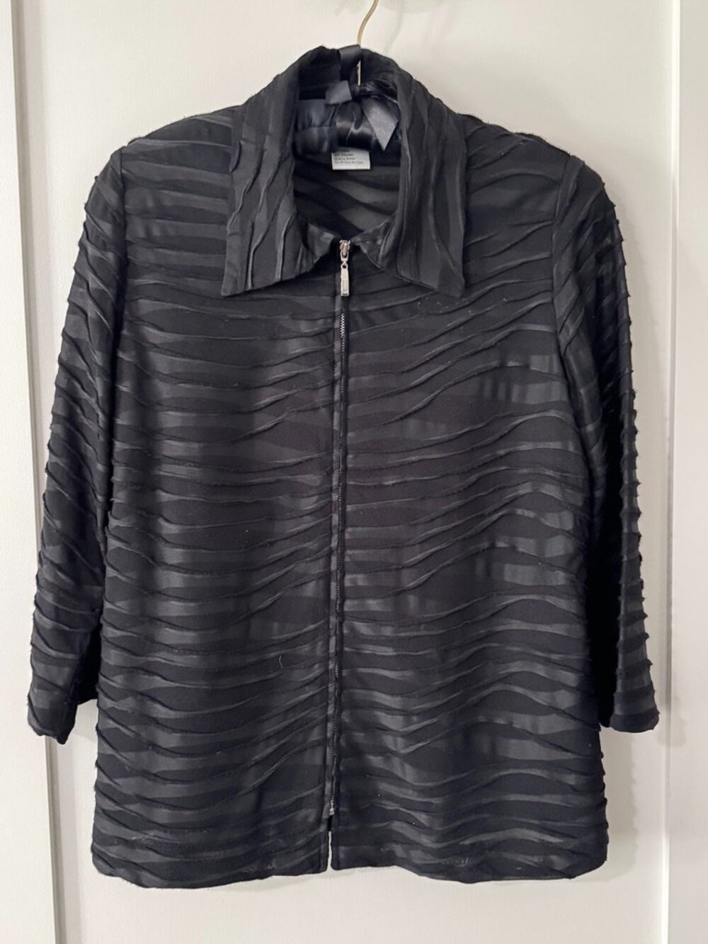 Misook Textured Knit Jacket,Elegant Designer Piece, Size XS, Excellent Condition - Picture 2 of 6